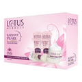 Lotus Herbals Radiant Pearl Cellular Lightening Facial Kit (170g) | Grocsy