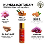 Ivory Natural Kumkumadi Tailam Face Oil - Saffron And Lotus Essence For Skin Revitalization | Grocsy