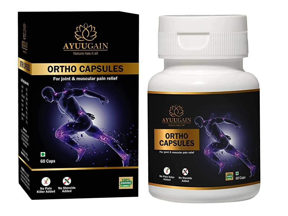 Ayuugain Ortho Capsule for all type of Joint & Muscle Pain Relief | Grocsy
