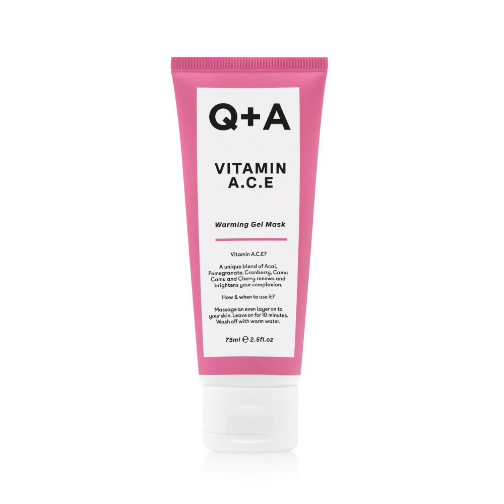Q+A Vitamin A.C.E Warming Gel Mask | Grocsy