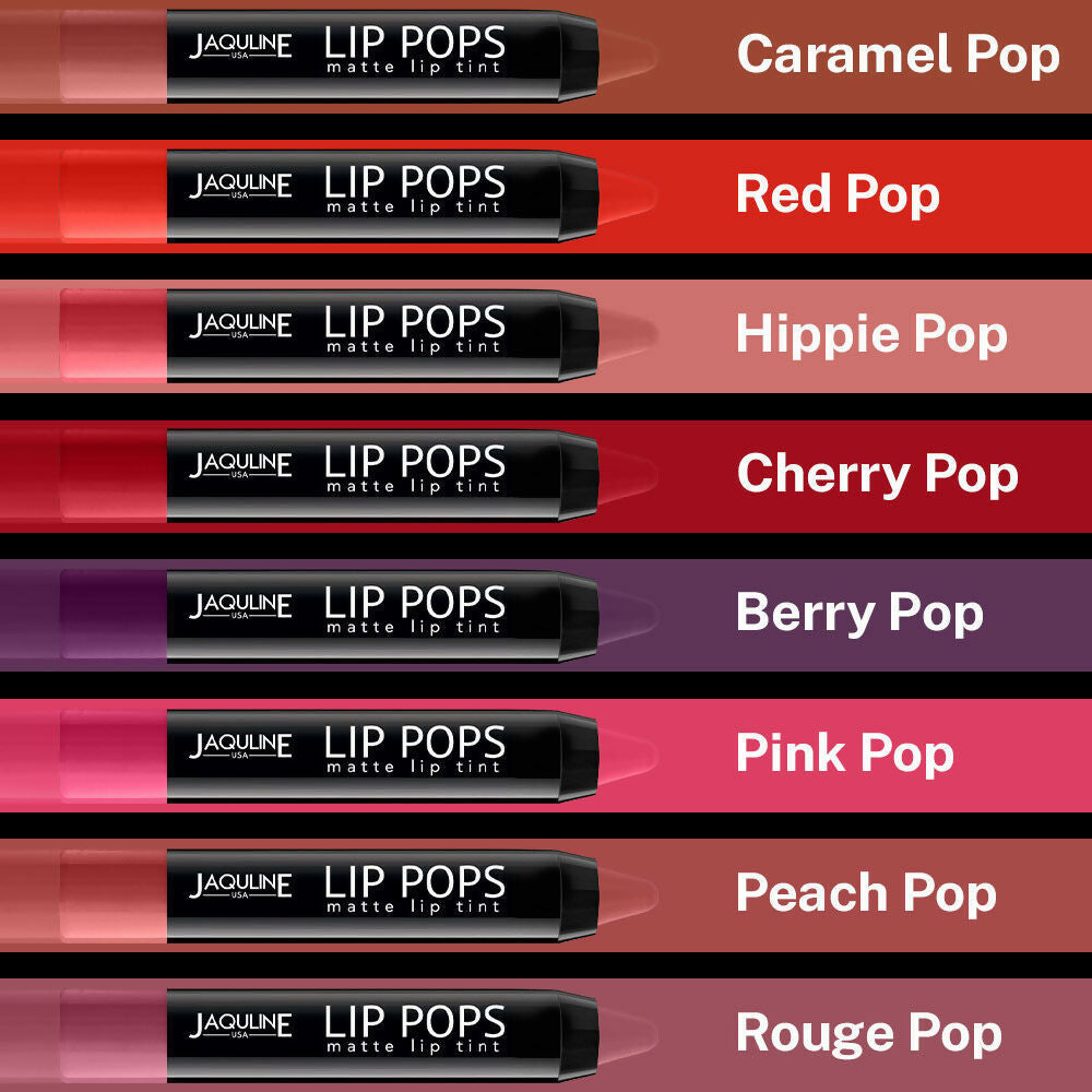 Jaquline USA Lip Pops Matte Lip Tint - Pink Pop 06 | Grocsy