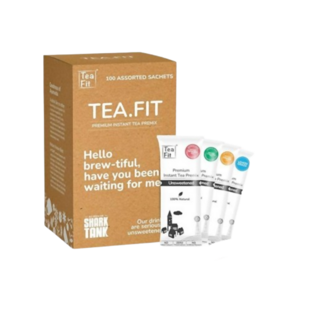 TeaFit Premium NO SUGAR Instant Assorted Tea Premix | Grocsy
