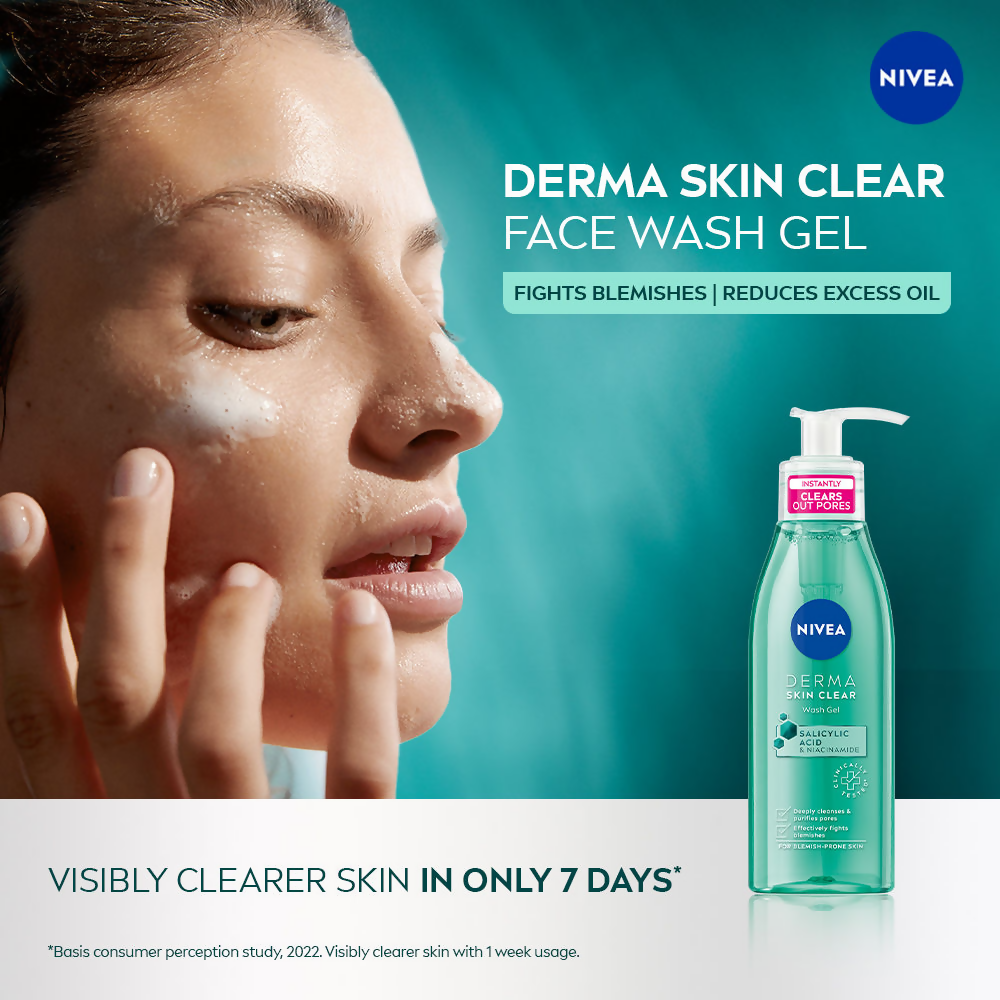 Nivea Derma Skin Clear Face Wash Gel | Grocsy