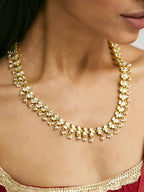 Nuyug 22K Gold-Plated Kundan & Pearl Studded Matha Patti Head Jewellery | Grocsy
