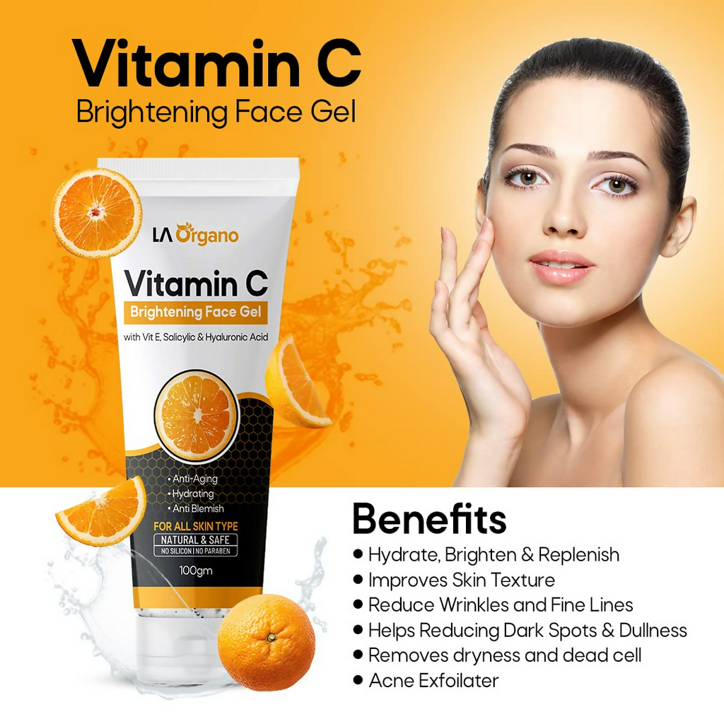 LA Organo Vitamin C Brightening Face Gel | Grocsy
