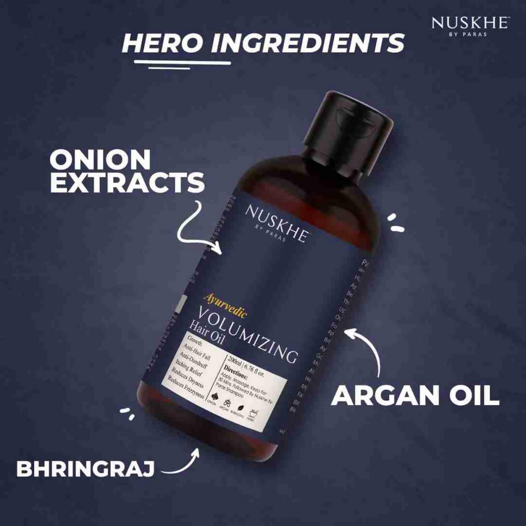 Nuskhe By Paras Ayurvedic Volumizing Hair Oil | Grocsy