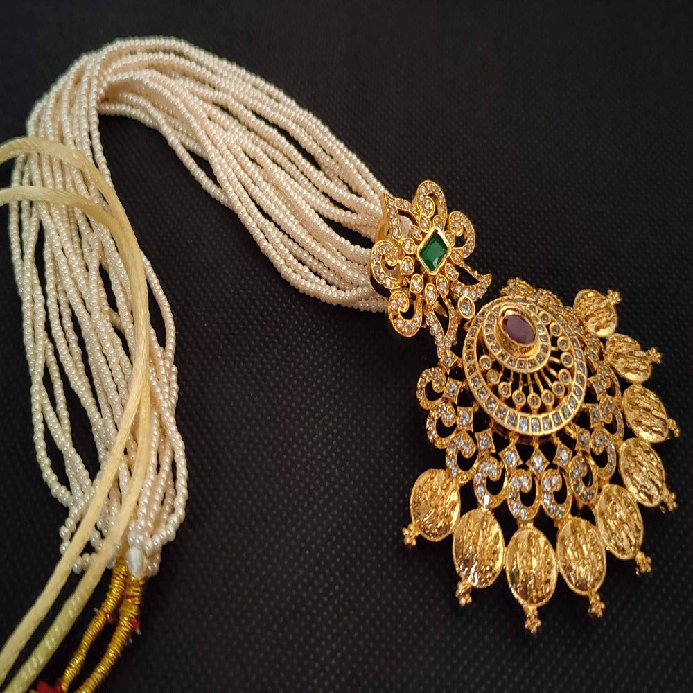 Multicolor Temple Pendant necklace | Grocsy