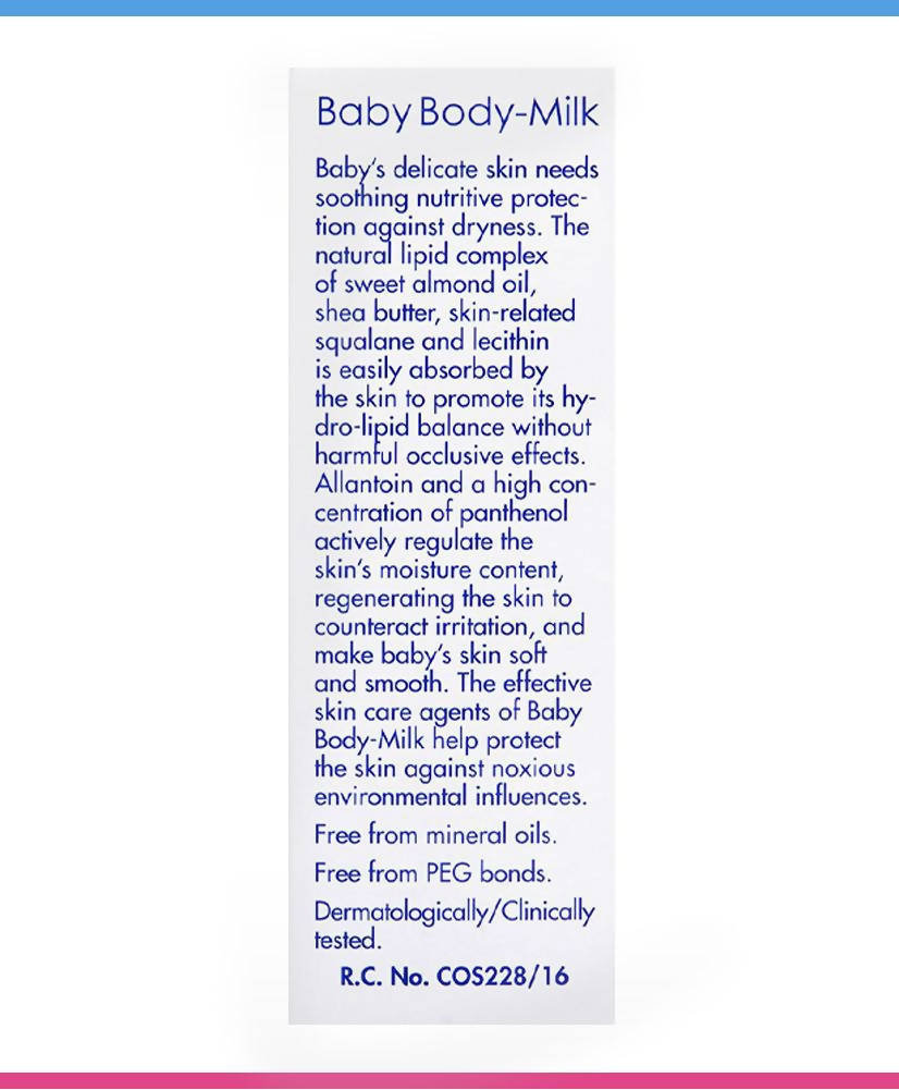 Sebamed Baby Body Milk For Dry Skin, Daily Moisturisation | Grocsy