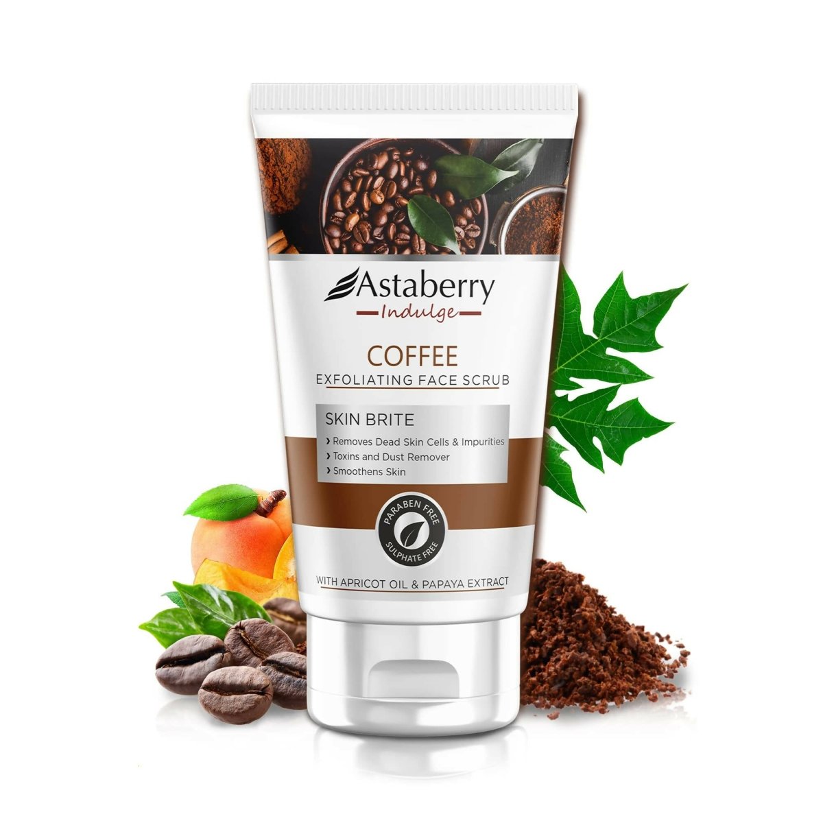 Astaberry Indulge Coffee Exfoliating Face Scrub | Grocsy