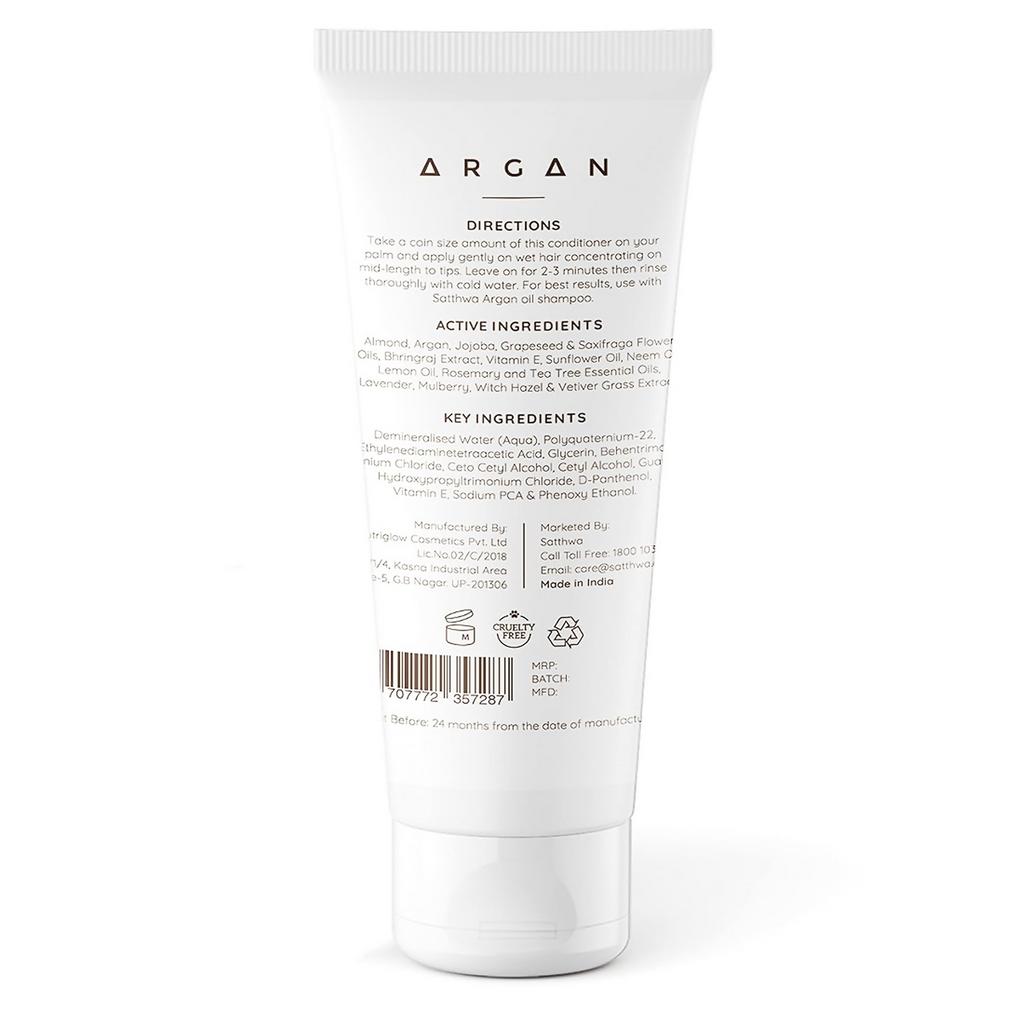 Satthwa Moroccan Argan Oil Conditioner | Grocsy