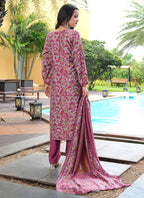 Prazu Fashion Maroon Cotton Silk Floral Printed Thread Sequence Salwar Suit | Grocsy