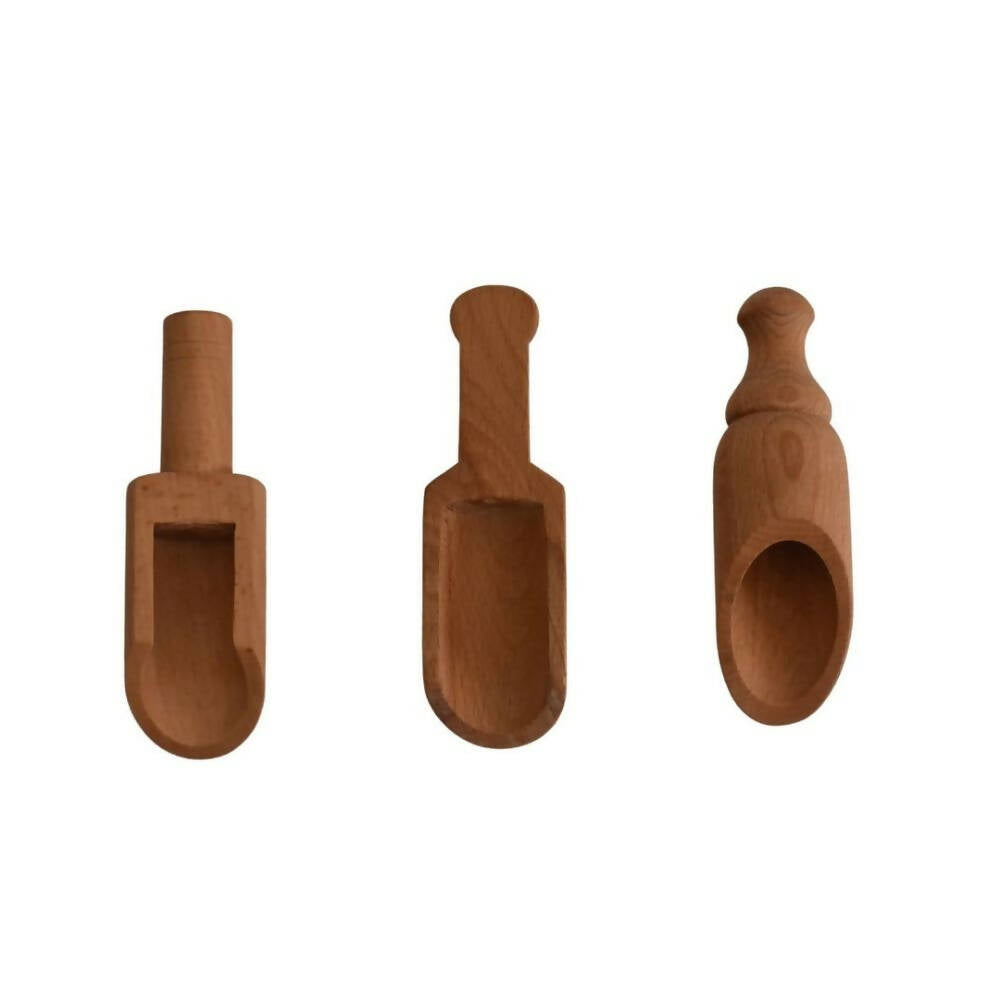 Nesta Toys Sensory Wooden Toy Set with Montessori Tray - Beech Wood | Grocsy