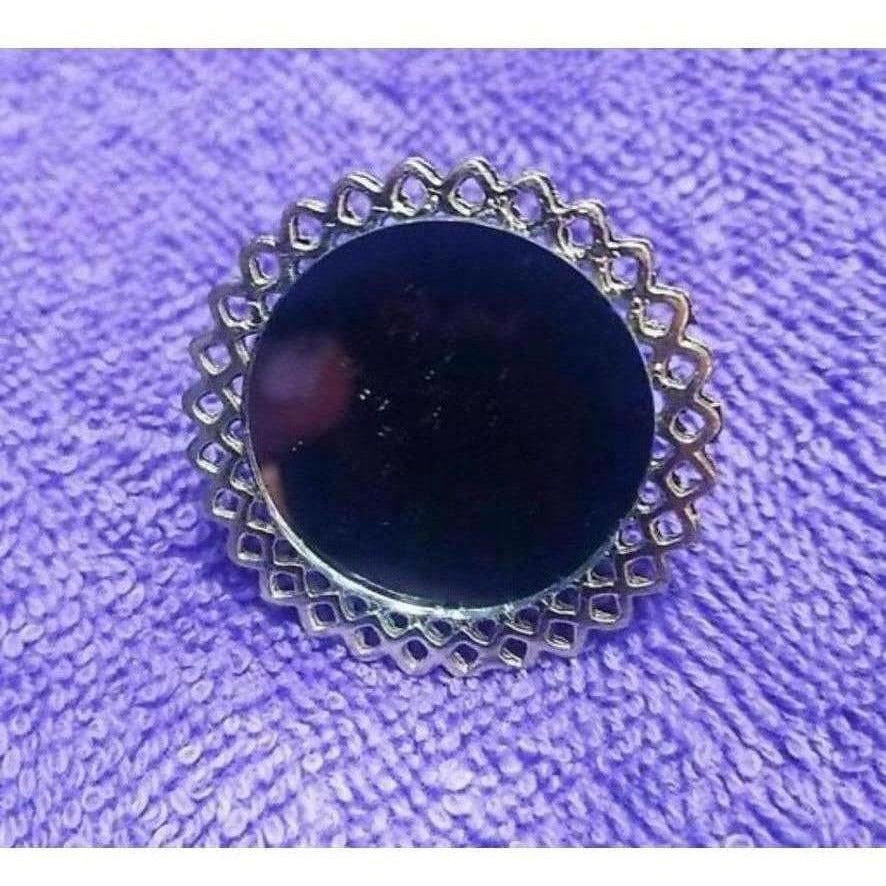 MS Fashion India Women Artificial Jewellery Black Stone Ring | Grocsy