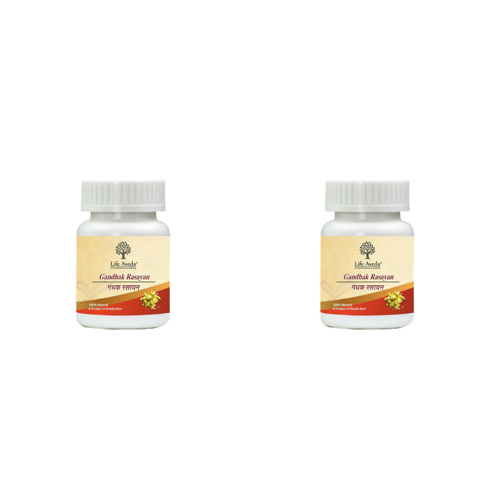 Life Aveda Gandhak Rasayan Tablets | Grocsy