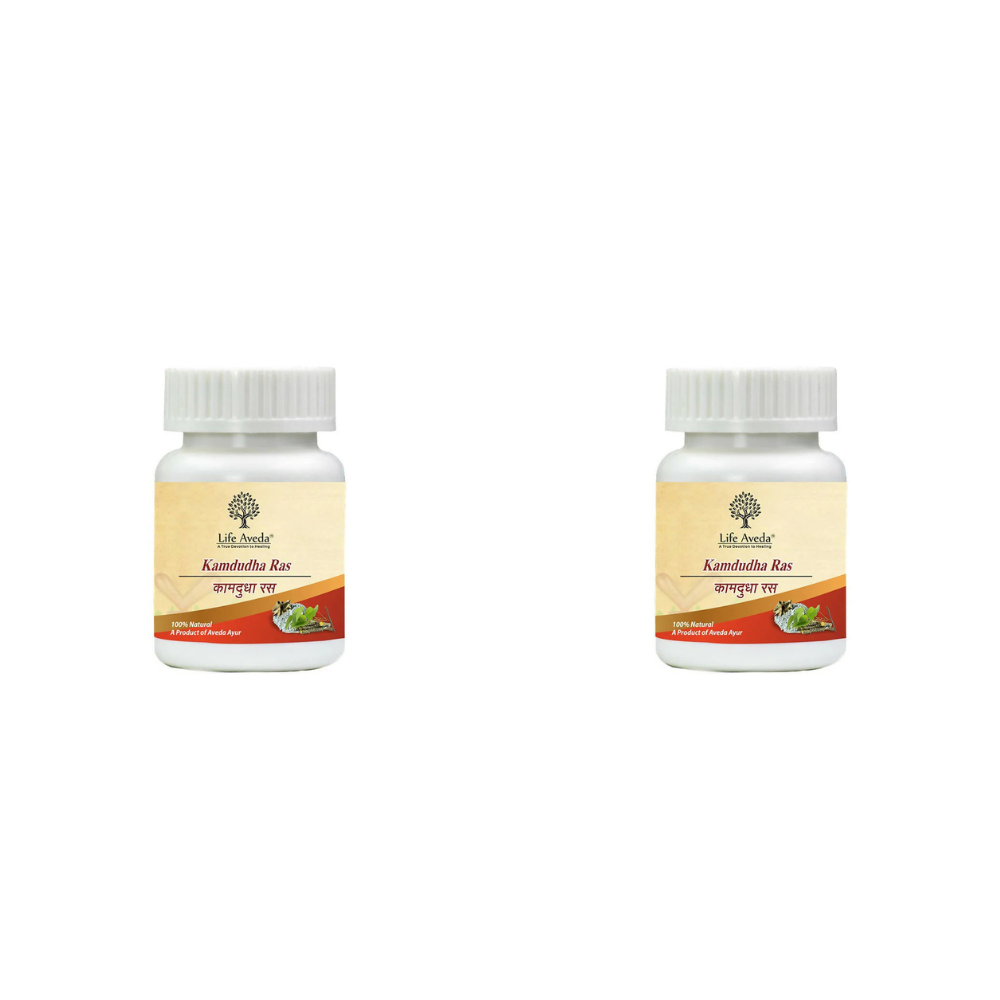 Life Aveda Kamdudha Ras Tablets | Grocsy
