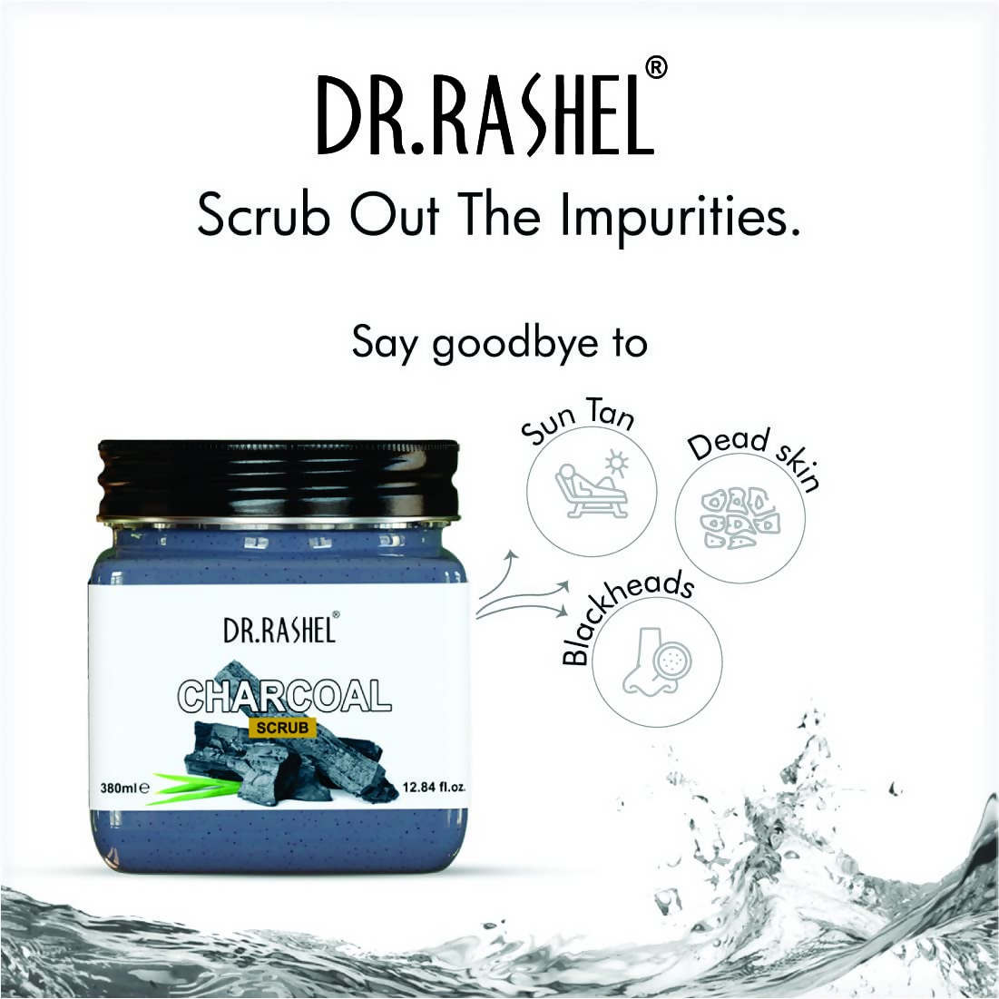 Dr.Rashel Charcoal Scrub For Face And Body | Grocsy