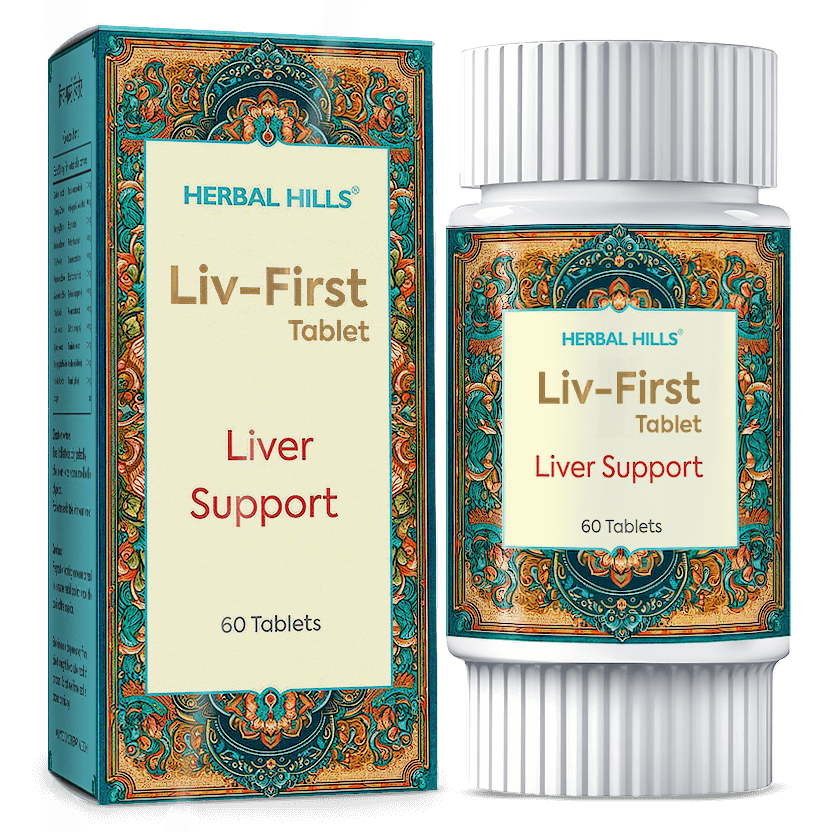 Herbal Hills Liv - First Liver Support Tablets | Grocsy