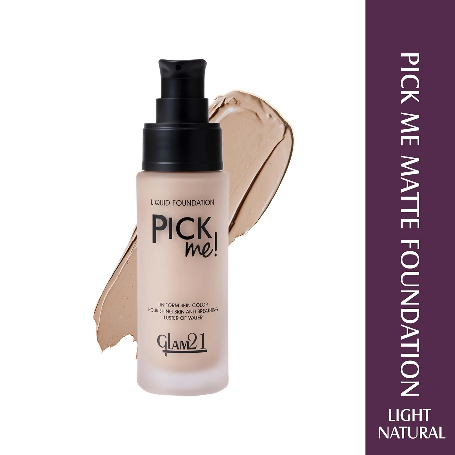 Glam21 Pick Me Matte Foundation - Light Natural | Grocsy