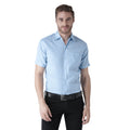 RIAG Light Blue Men's Half Sleeves Solid Shirt | Grocsy