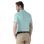 RIAG Green Men's Half Sleeves Solid Shirt | Grocsy