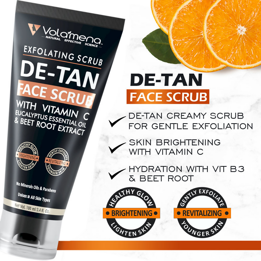 Volamena De-Tan Face Scrub | Grocsy