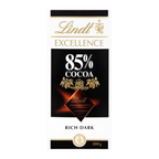 Lindt Excellence 85% Cocoa Dark Chocolate | Grocsy