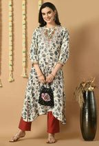 Joban Fashion White Maslin Kurta Set | Grocsy