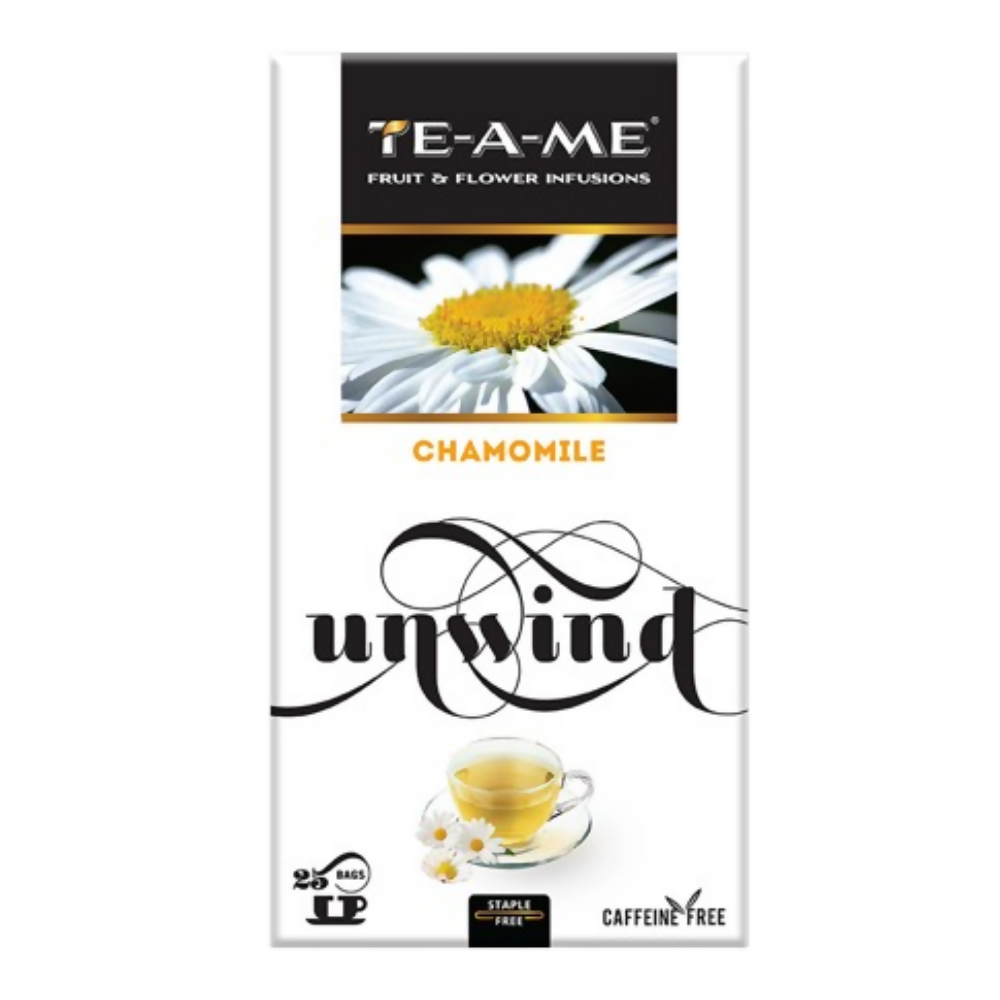 TE-A-ME Unwind Chamomile Herbal Tea Bags | Grocsy