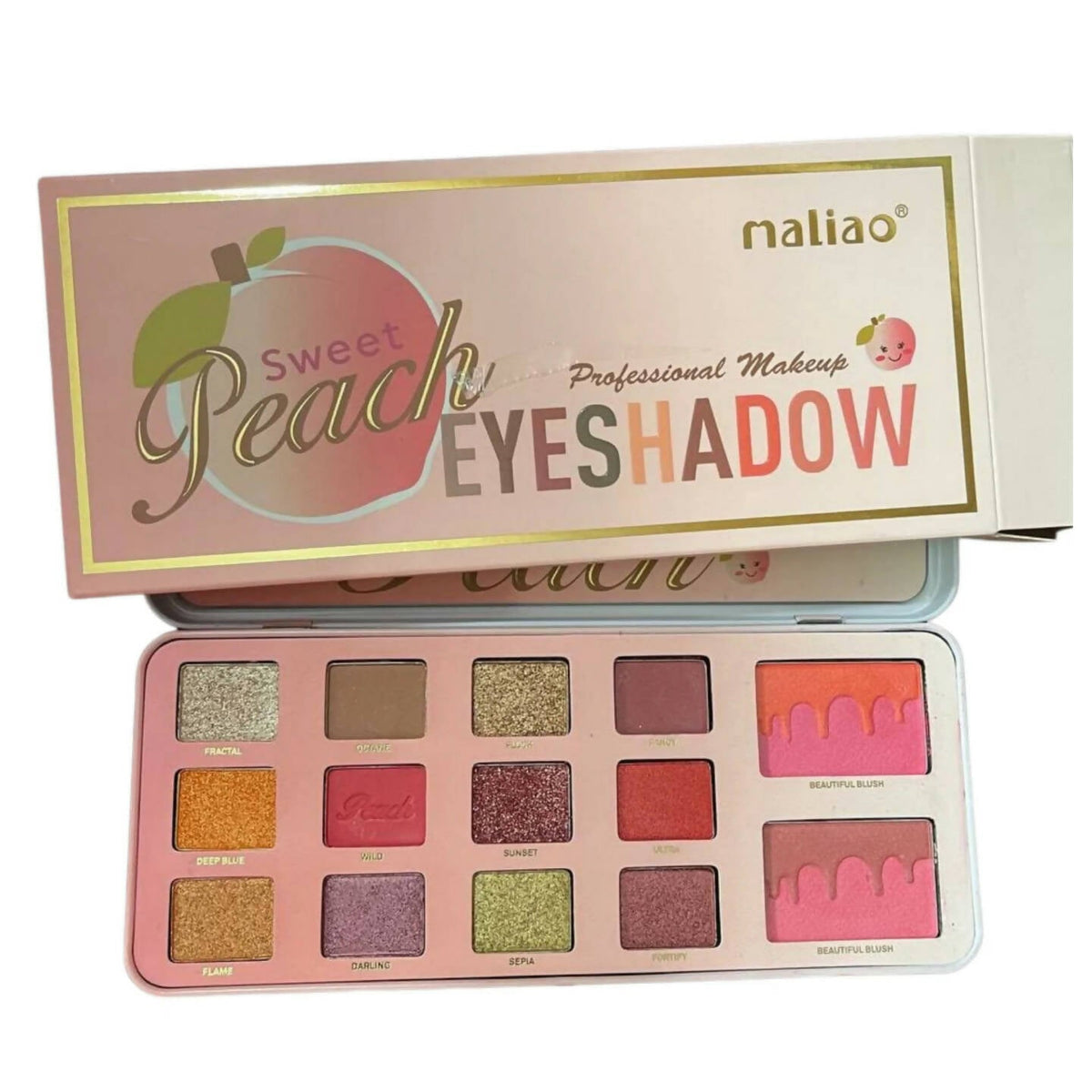 Maliao Professional Sweet Peach Eyeshadow Palette | Grocsy