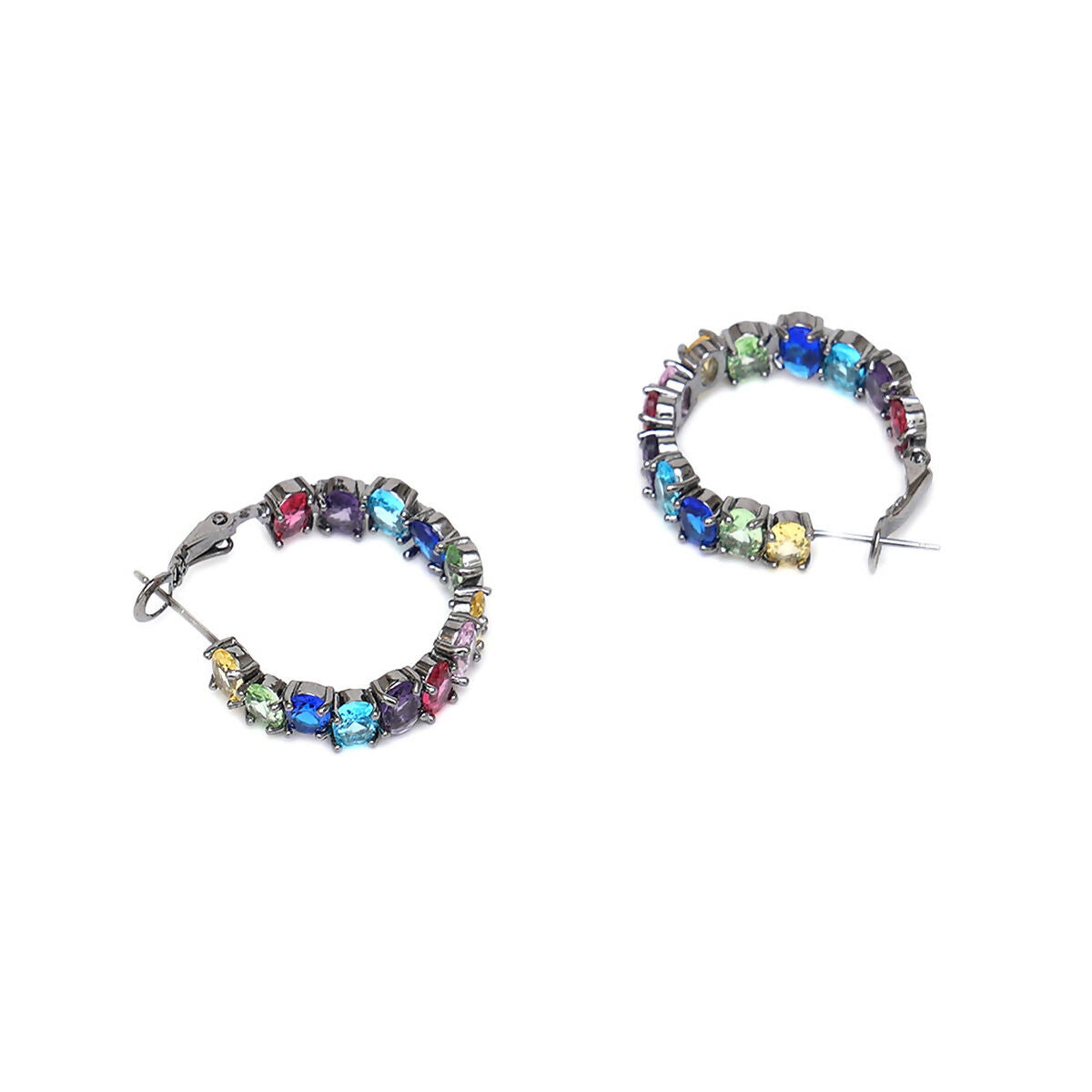 Multi Loops Silver Plated- Ruby Raang | Grocsy