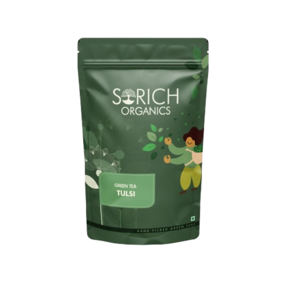 Sorich Organics Tulsi Green Tea | Grocsy