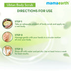 Mamaearth Ubtan Face Mask & Body Scrub with Turmeric & Saffron Combo For Tan Removal | Grocsy