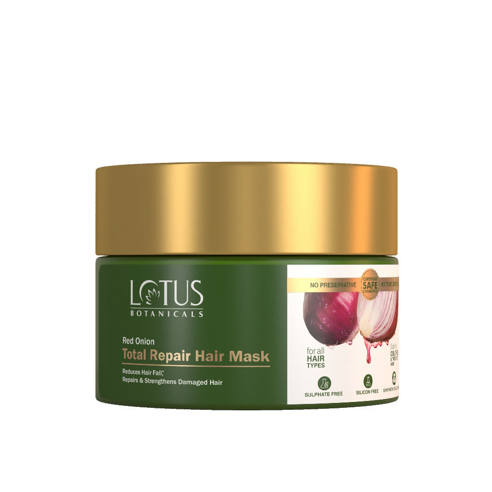 Lotus Botanicals Red Onion Total Repair Hair Mask | Grocsy