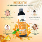 Nake Organica Vitamin C Brightening Face Wash | Grocsy
