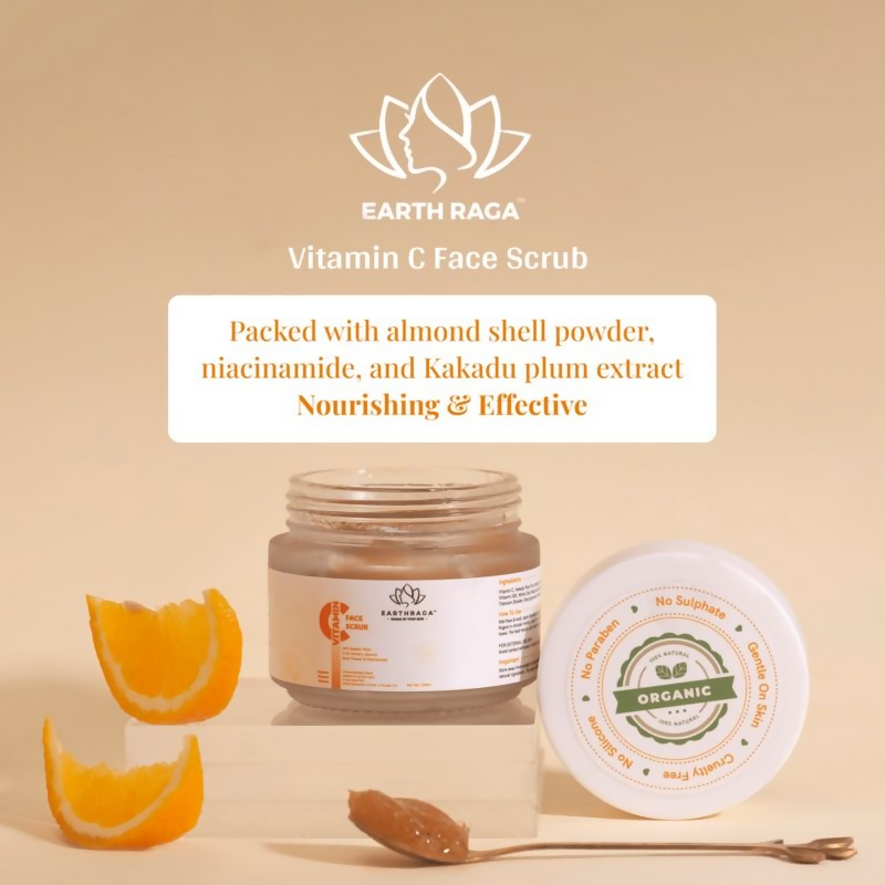 Earthraga Vitamin C Face Scrub | Grocsy