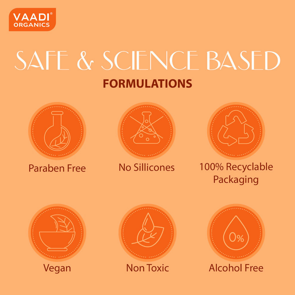 Vaadi Herbals Luxurious Saffron Shower Gel | Grocsy
