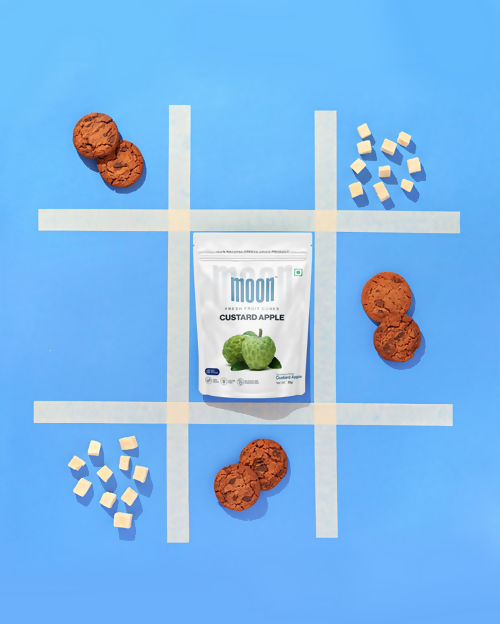 Moon Freeze Dried Custard Apple Cubes | Grocsy