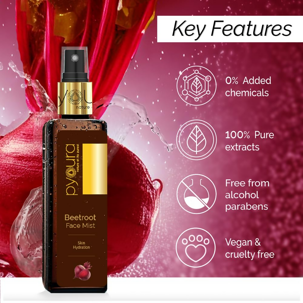 Pyoura Skin Brightening Beetroot Face Toner Mist | Grocsy