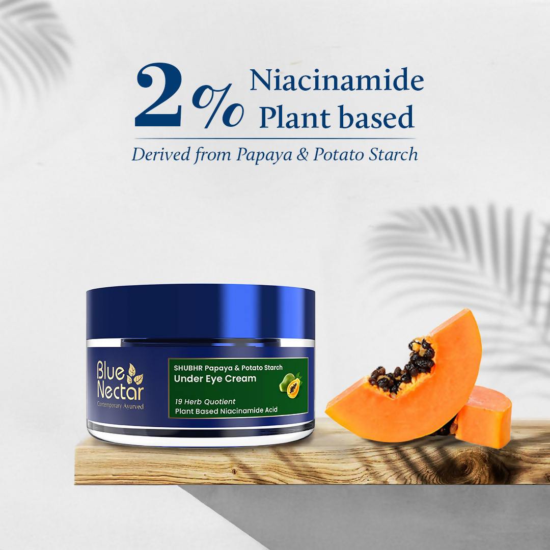 Blue Nectar Under Eye Cream For Dark Circles Natural Niacinamide | Grocsy