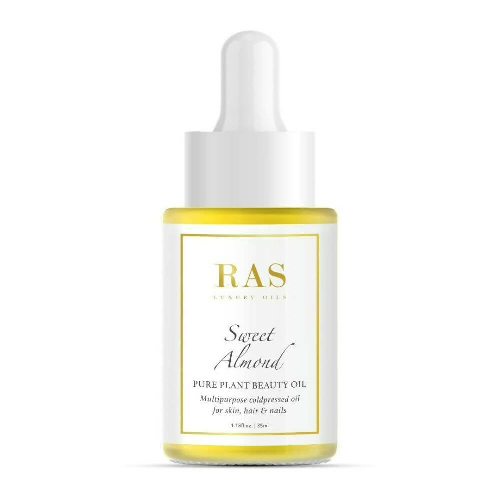 Ras Luxury Oils Sweet Almond Pure Plant Oil | Grocsy