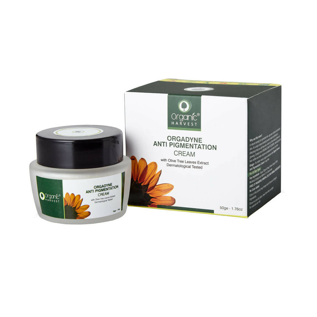 Organic Harvest Orgadyne Anti Pigmentation Cream With Olive Tree Leaves Extract | Grocsy