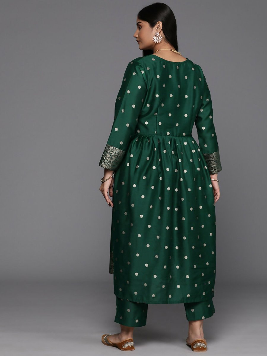 Ahalyaa Women's Traditional wear Kurta Set - Green | Grocsy