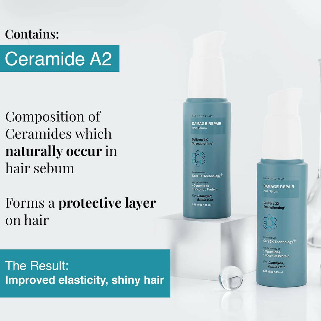 Bare Anatomy Damage Repair Hair Serum for Hair Strengthening with Coconut Milk Protein & Ceramides | Grocsy