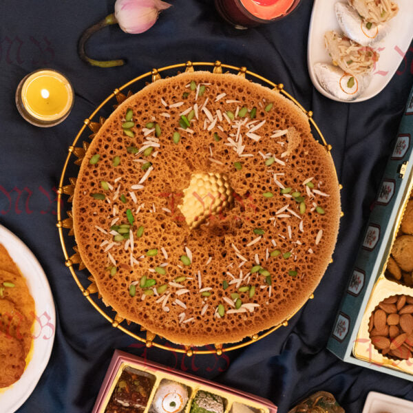 LMB Sweets Special Paneer Ghewar (11” inch) | Grocsy