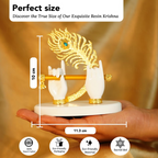 Ekhasa Lord Krishna Hands with Flute Idol | Grocsy