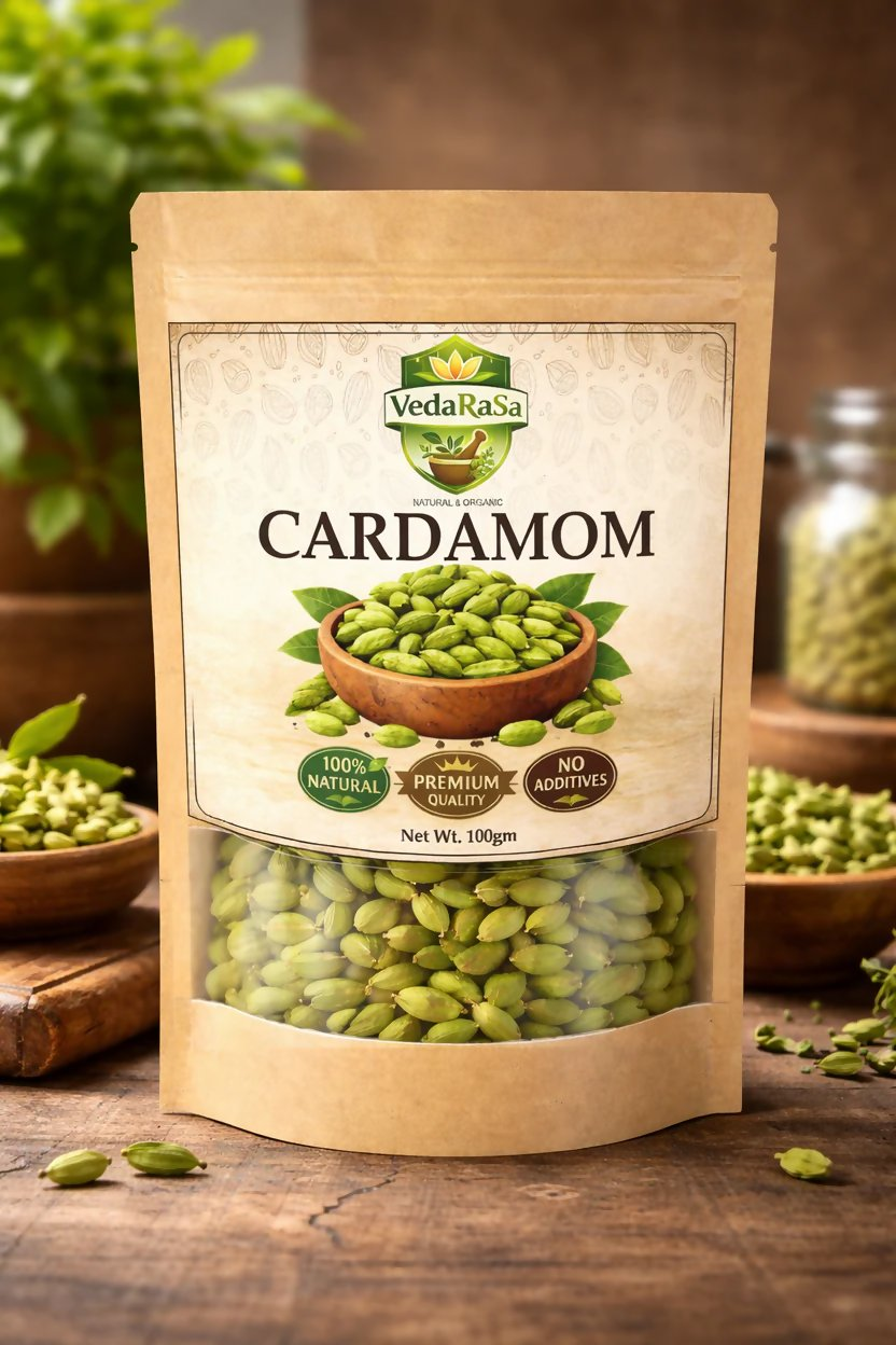 VedaRasa Raw Green Cardamom | Grocsy