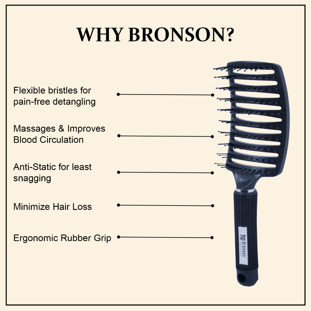 Bronson Professional Paddle Hair Brush | Grocsy
