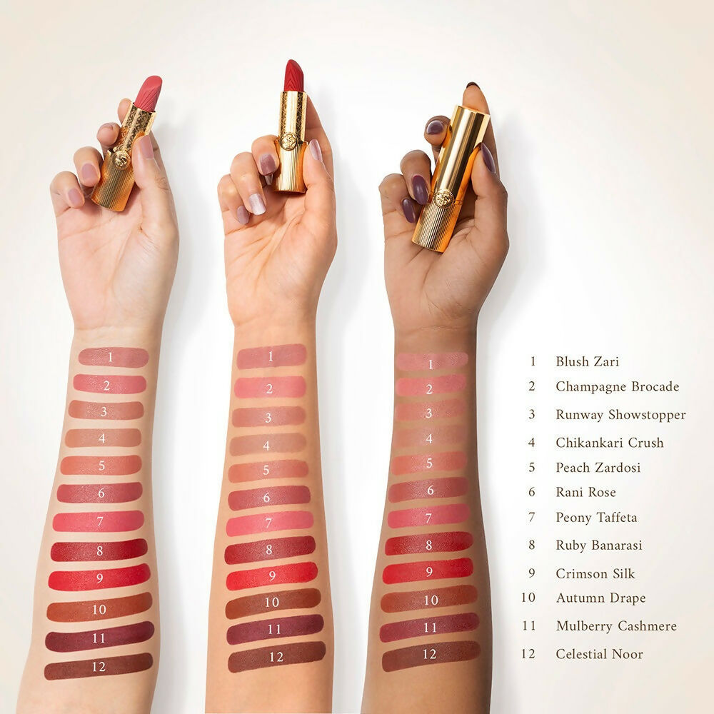 Kay Beauty x Falguni Shane Peacock Luxe Matte Lipstick - Champagne Brocade | Grocsy