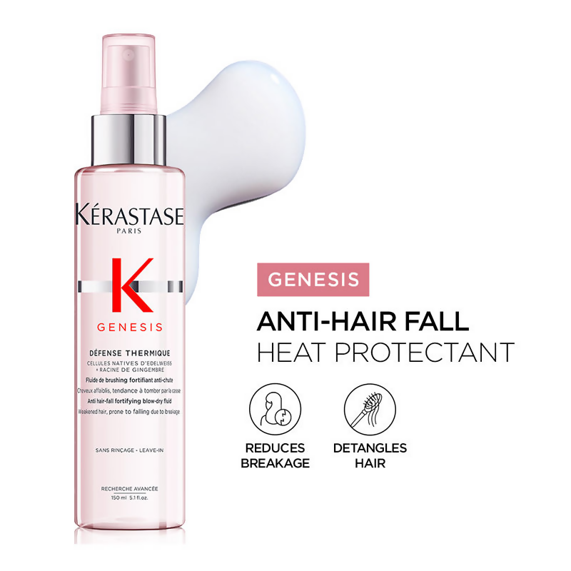 Kerastase Genesis Defense Heat Protection & Blow-Dry Hair Spray Minimises Breakage | Grocsy