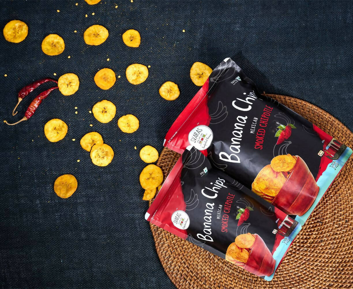 Svaras Kerala Banana Chips Smoked Chipotle | Grocsy